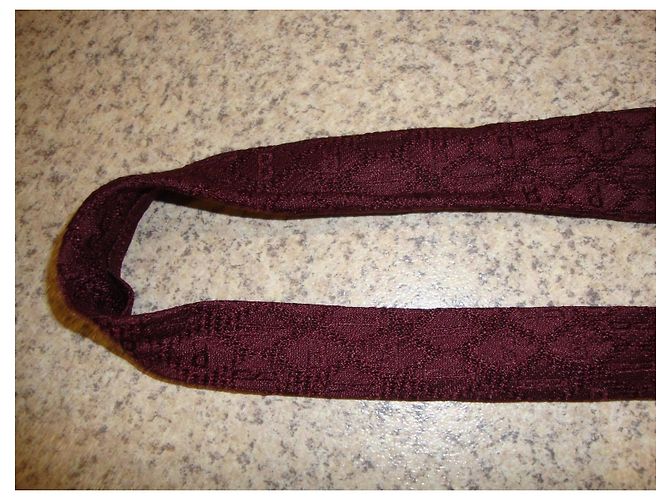Autre Marque MADELIOS Seidenkrawatte bordeaux - Ansicht 4