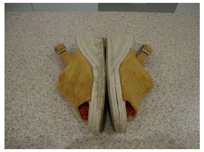 Autre Marque Sandali Zeppa Espadrillas in Camoscio e Juta - vista 2