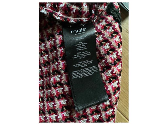 Maje Tweed-Hose in Fuchsia - Ansicht 7