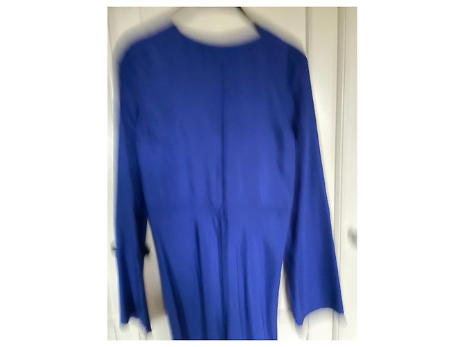 Autre Marque Arket Vestido midi de viscosa azul - vista 8