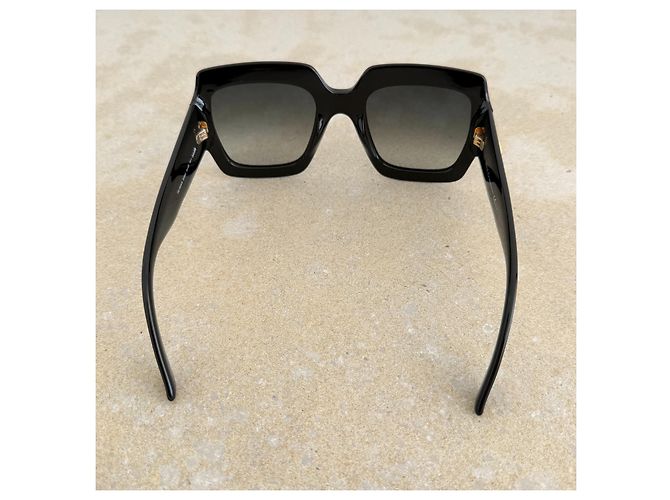 Gucci GG3826/S Gafas de sol Oversized Negras - vista 5