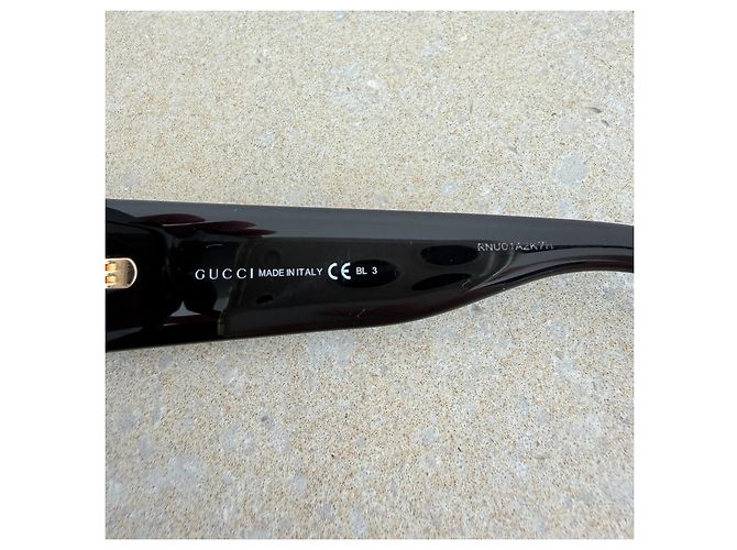 Gucci GG3826/S Gafas de sol Oversized Negras - vista 8