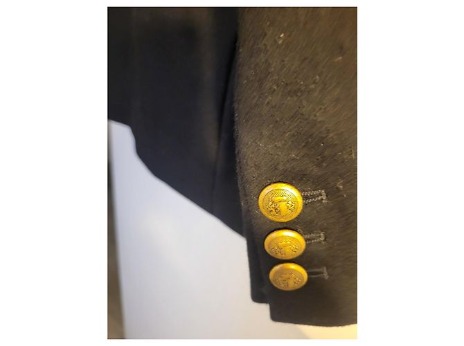 Blazer Bonpoint negro de lana doble botonadura - vista 5