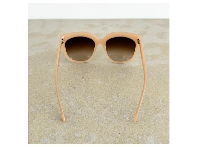 Stella Mc Cartney Stella McCartney SM4052 Eco Collection Óculos de Sol Oversized - Nude Beige - vista 5