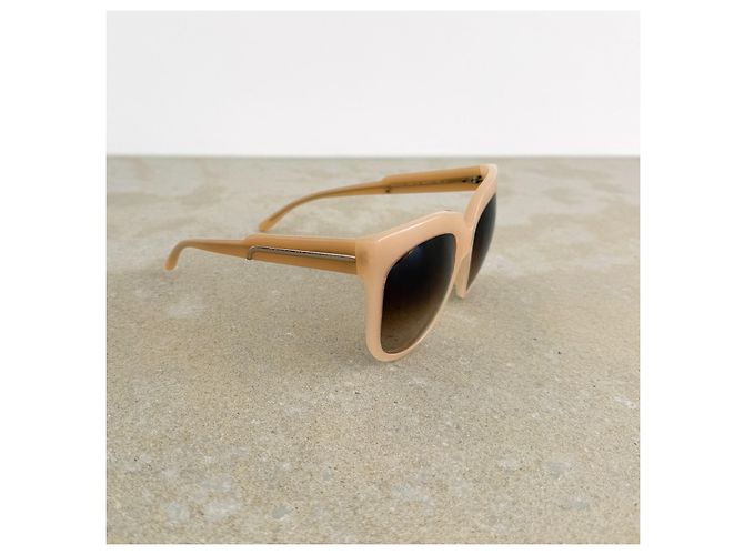 Stella Mc Cartney Stella McCartney SM4052 Eco Collection Óculos de Sol Oversized - Nude Beige - vista 6
