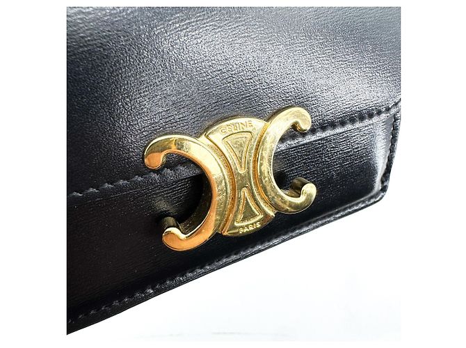 Céline Celine Triomphe Card Case Leather - view 7