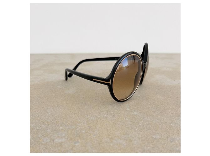 Tom Ford Carrie TF268 Oversized Sonnenbrille - Ansicht 4