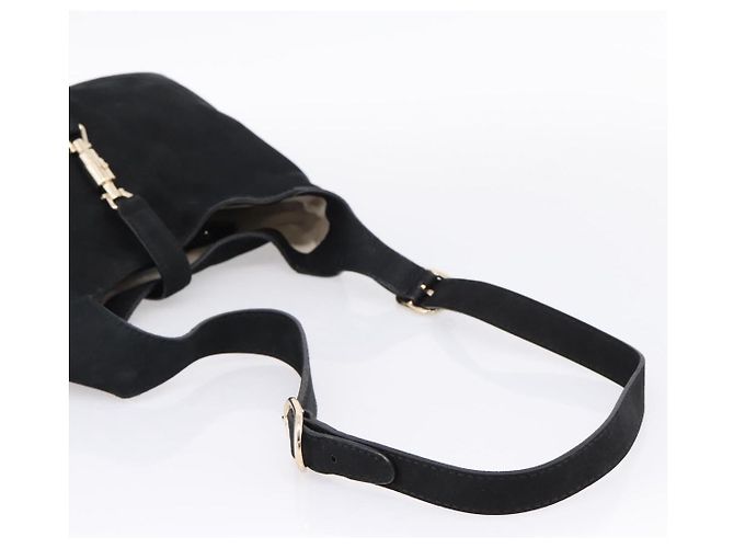 Borsa a mano Gucci Jackie O in pelle nera - vista 7