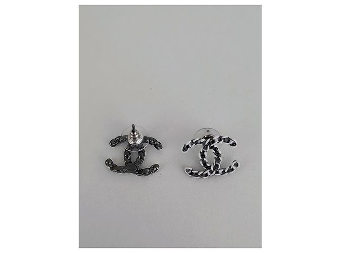 Chanel Orecchini CC Metallo - vista 10