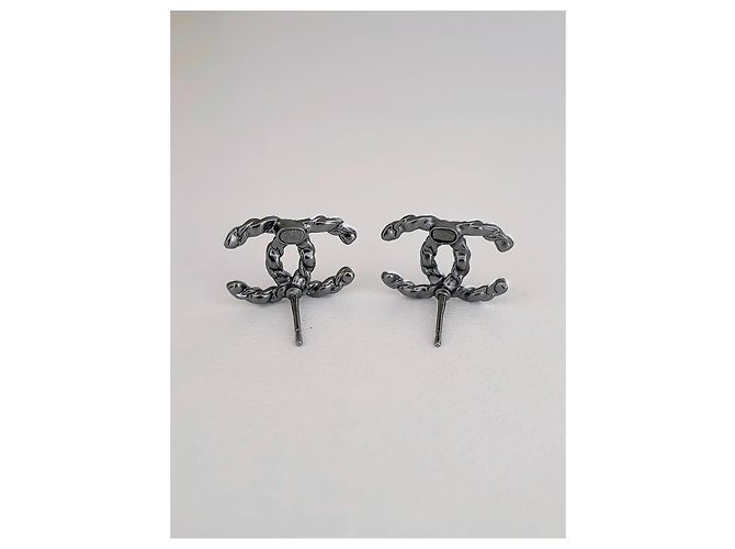 Chanel Orecchini CC Metallo - vista 5