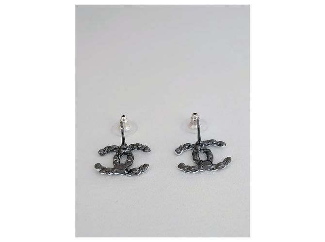 Chanel Orecchini CC Metallo - vista 6
