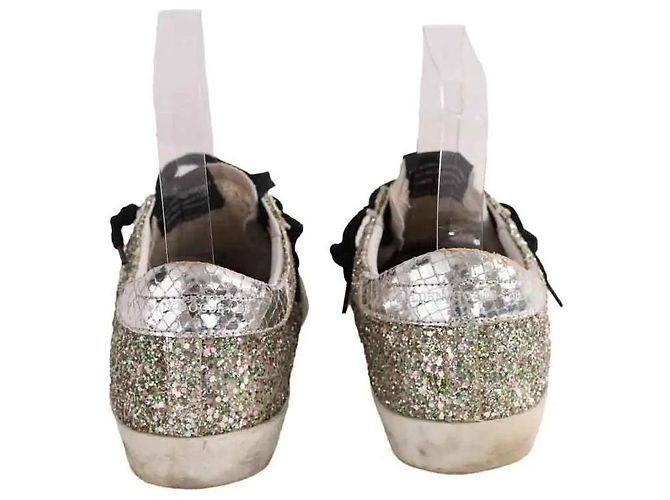 Golden Goose Sneakers Superstar grigie - vista 2
