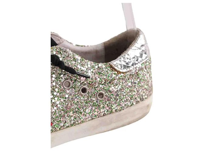 Golden Goose Sneakers Superstar grigie - vista 5