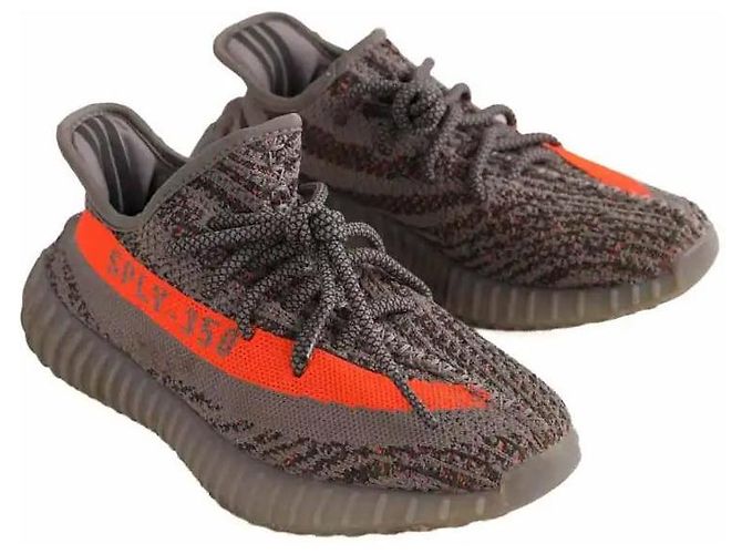 Yeezy Sneaker grau Stoff - Ansicht 3