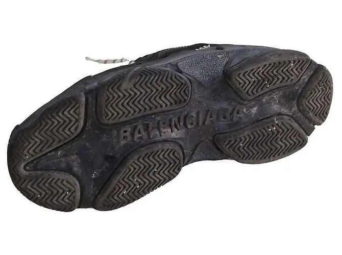 Balenciaga Schwarze Leder Sneaker - Ansicht 6