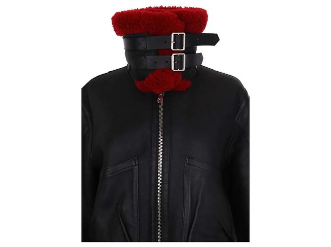Sandro Black Leather Jacket - view 2