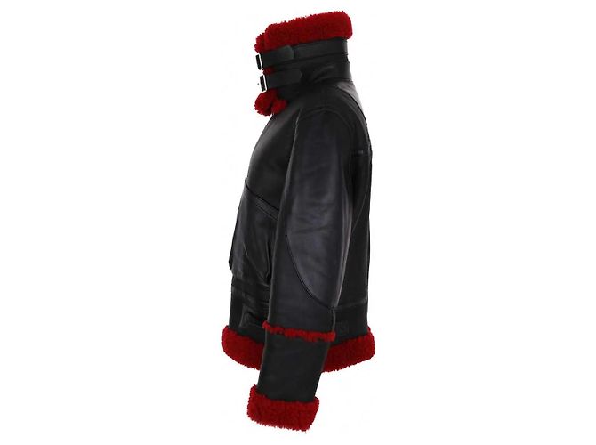 Sandro Black Leather Jacket - view 3