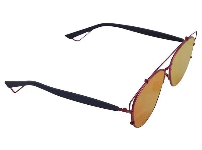 Occhiali da sole Dior metallo bordeaux - vista 2