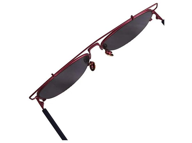 Occhiali da sole Dior metallo bordeaux - vista 3