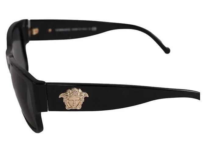 Versace Sonnenbrille schwarz aus Kunststoff - Ansicht 2