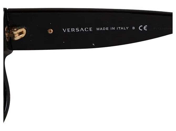 Versace Sonnenbrille schwarz aus Kunststoff - Ansicht 3