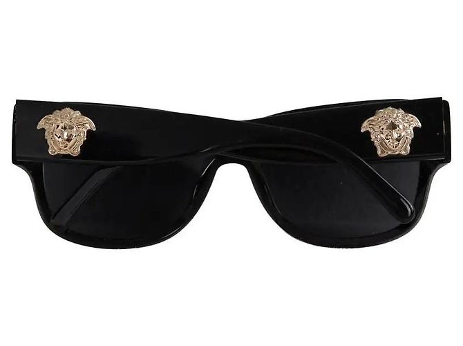 Versace Sonnenbrille schwarz aus Kunststoff - Ansicht 5