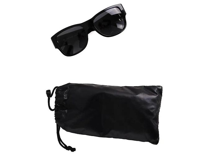 Versace Sonnenbrille schwarz aus Kunststoff - Ansicht 6