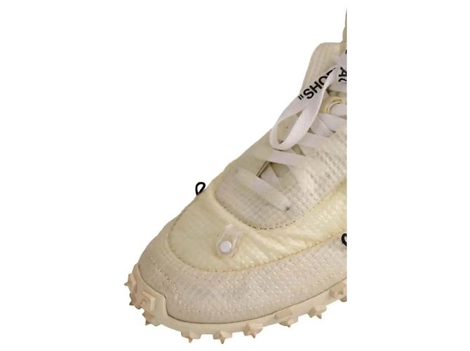 Off White Sneaker ecru aus Stoff - Ansicht 5