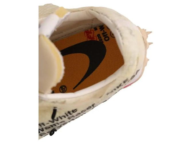 Off White Sneaker ecru aus Stoff - Ansicht 6
