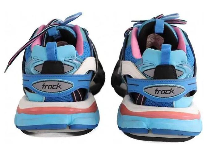 Zapatillas Balenciaga de cuero azul - Ansicht 2