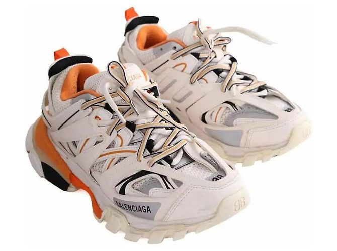 Balenciaga White Leather Sneakers - view 3