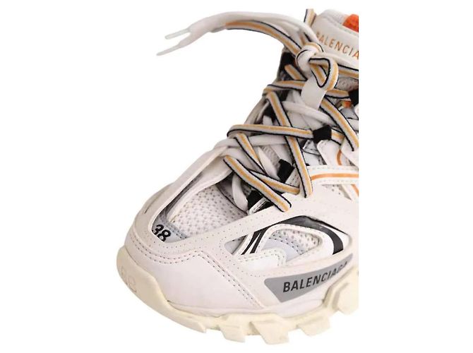 Balenciaga White Leather Sneakers - view 4