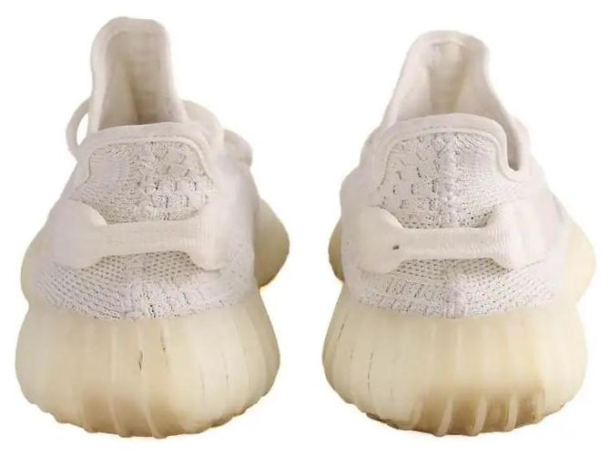 Yeezy Sneaker weiß Stoff Größe 38 - Ansicht 2