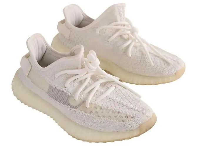 Yeezy Sneaker weiß Stoff Größe 38 - Ansicht 3