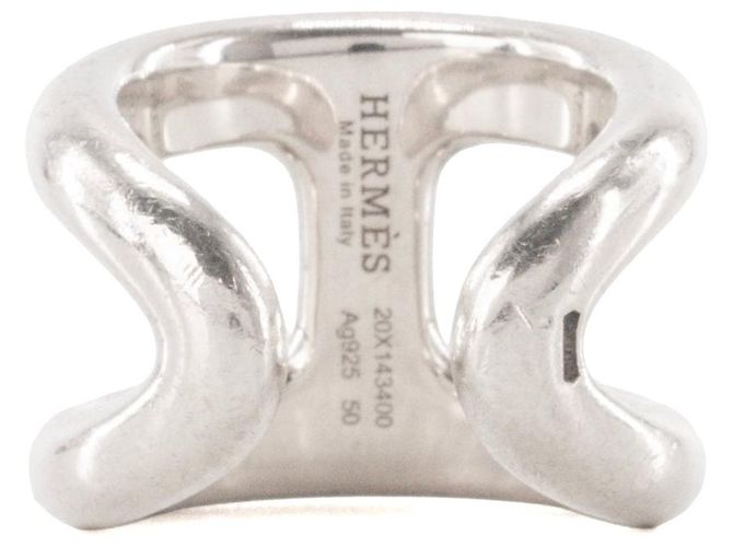 HERMÈS - Osmose GM Hermes Ring aus Silber (T50) - Ansicht 2