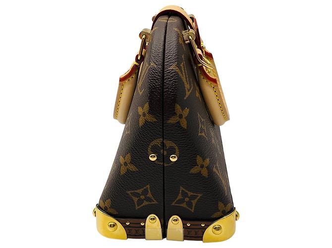 Louis Vuitton Brown Monogram Canvas Alma Trunk 20 Mini Bag - Ansicht 2