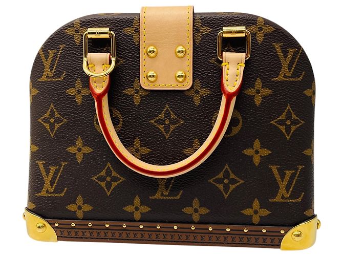 Louis Vuitton Brown Monogram Canvas Alma Trunk 20 Mini Bag - Ansicht 3