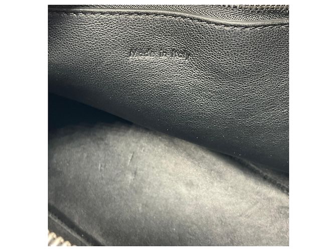 Céline Celine Bolso Edge Large de piel drummed azul - vista 8