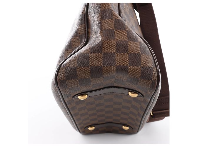 Louis Vuitton Cabas Rosebery Damier Ebene Borsa a mano 2Way Marrone N41177 - vista 10