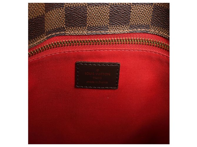 Louis Vuitton Cabas Rosebery Damier Ebene Borsa a mano 2Way Marrone N41177 - vista 13