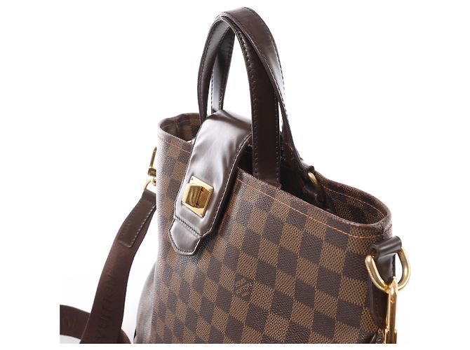 Louis Vuitton Cabas Rosebery Damier Ebene Borsa a mano 2Way Marrone N41177 - vista 4