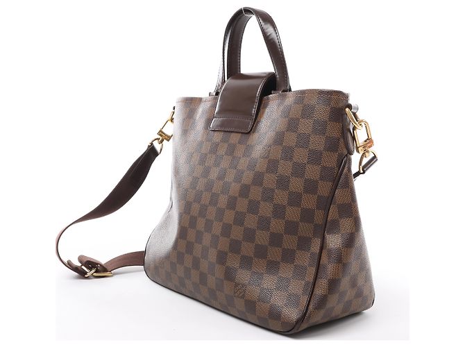 Louis Vuitton Cabas Rosebery Damier Ebene Borsa a mano 2Way Marrone N41177 - vista 5