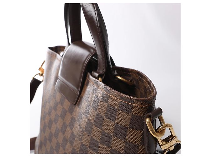 Louis Vuitton Cabas Rosebery Damier Ebene Borsa a mano 2Way Marrone N41177 - vista 6