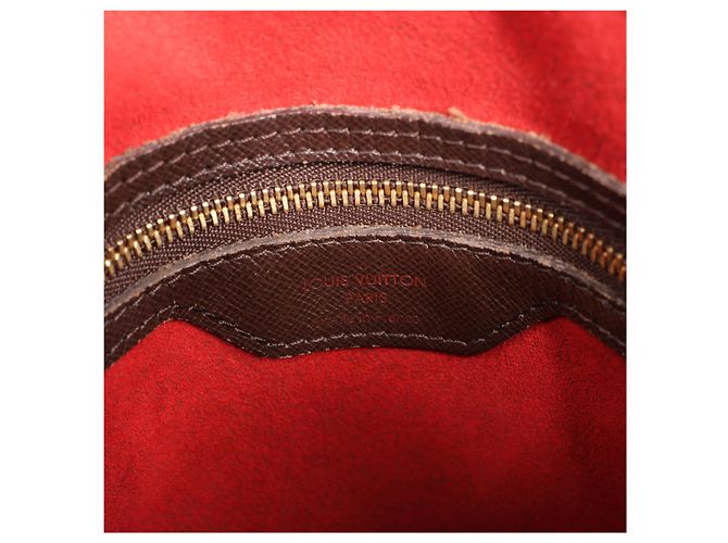 Borsa a tracolla Louis Vuitton Marais Damier Ebene Marrone N42240 - vista 12