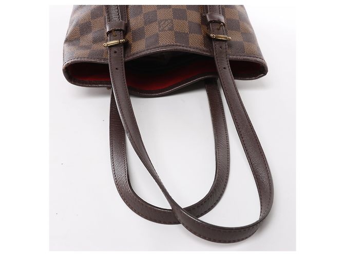 Borsa a tracolla Louis Vuitton Marais Damier Ebene Marrone N42240 - vista 6