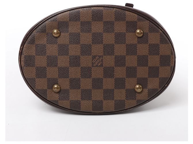 Borsa a tracolla Louis Vuitton Marais Damier Ebene Marrone N42240 - vista 7