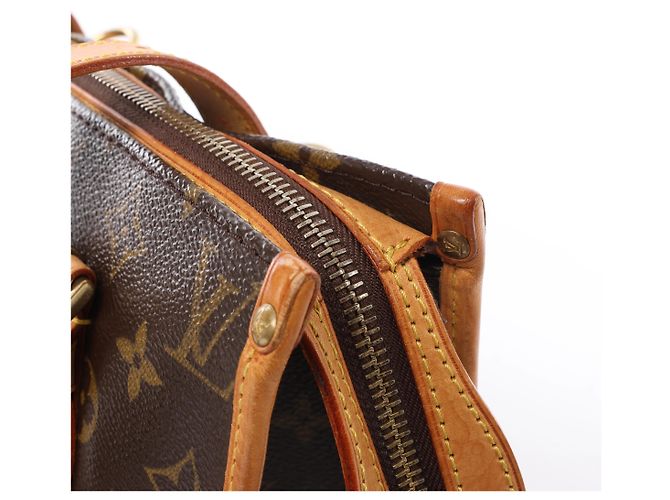 Borsa a tracolla Louis Vuitton Popincourt Haut Monogram in marrone M40007 - vista 10