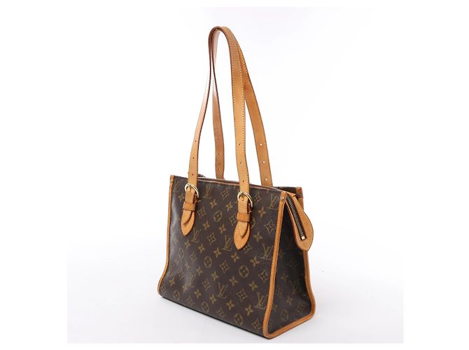 Borsa a tracolla Louis Vuitton Popincourt Haut Monogram in marrone M40007 - vista 4