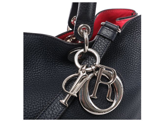 Borsa 2Way Diorissimo in pelle Christian Dior, Blu Navy - vista 2