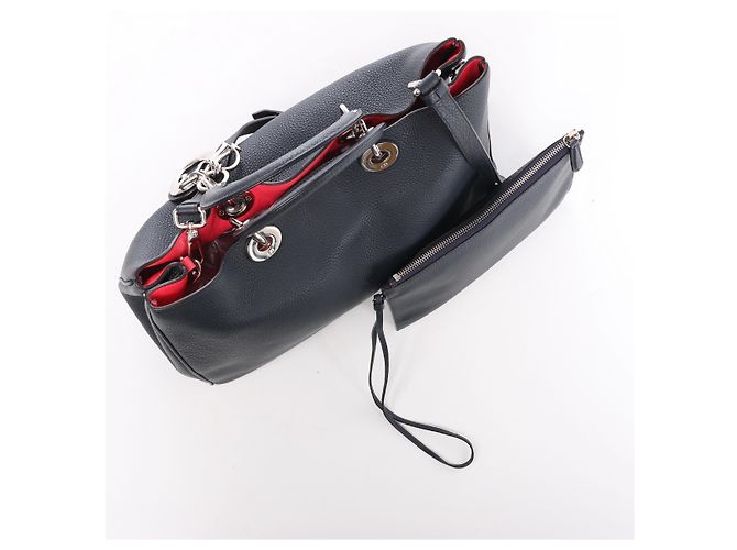 Borsa 2Way Diorissimo in pelle Christian Dior, Blu Navy - vista 5